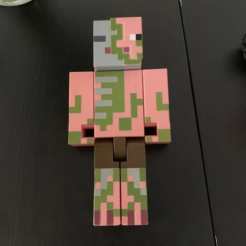 Minecraft Zombie Pigman Large Posable Action Figure 8.5” Mojang Pig Man 2018 Cover