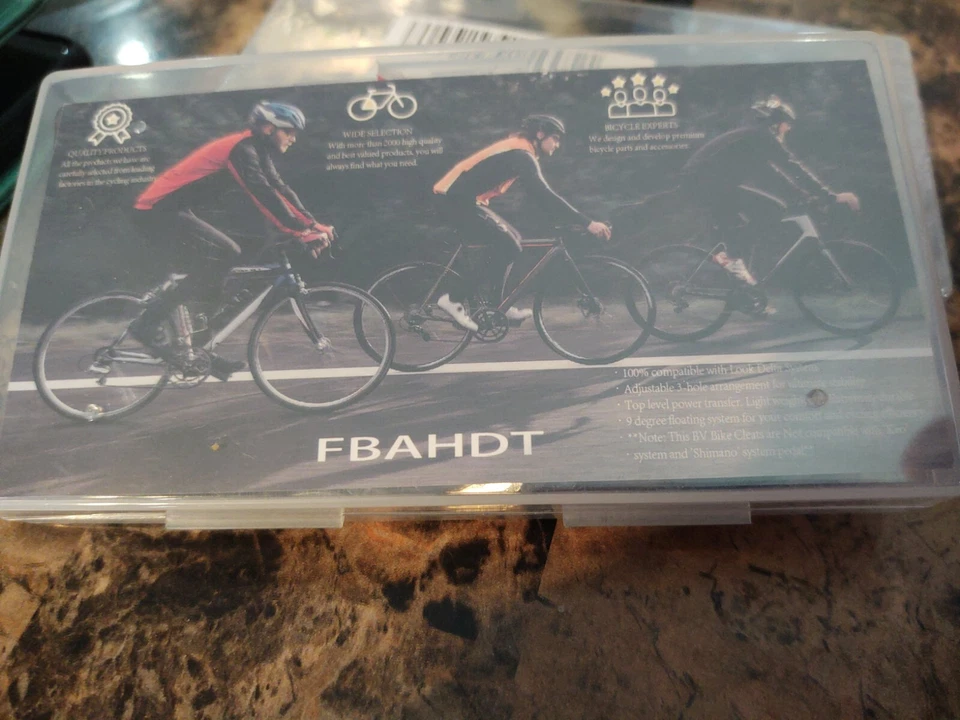 Juego de tacos de bicicleta FBAHDT 0° flotador fijo interior bicicleta y carretera montaña - Nuevo Foto 1 de 2