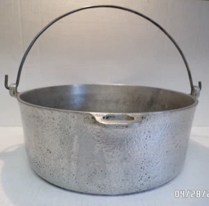 De colección - Antiguo Club Hammercraft Aluminio Horno Holandés Fianza Mango Sin Tapa 10.34 x 4" - Imagen 1 de 15