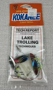Kokanee NEW Jeweled Bead Troll - Peacock/Red - Lake Trolling Techniques - 1983 - Bild 1 von 6