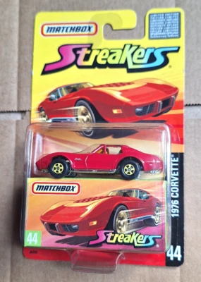 MATCHBOX STREAKERS 44 '1976 CHEVROLET CORVETTE - MIB/BOXED/CARDED CIRA 2007 - Image 1 of 2