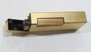 Vintage Dunhill Rollagas lighter Gold plate Made Switzerland US RE24163 barley - Picture 1 of 13