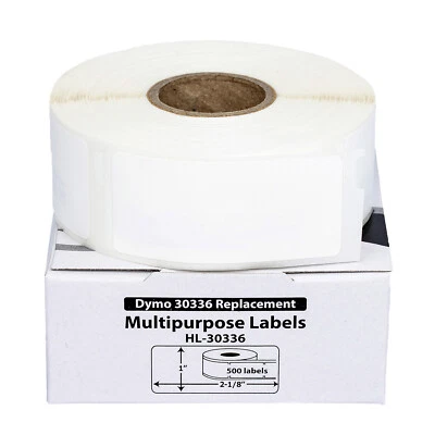 1-100 Rolls of DYNO LW 30336 POLYPROPYLENE Synthetic White Waterproof Labels - Image 1 of 4