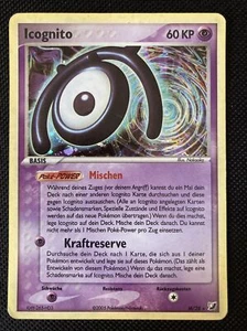 Pokemon Icognito Holo dt. Unown M / 28 aus EX Verborgene Mächte Unseen Forces - Bild 1 von 2