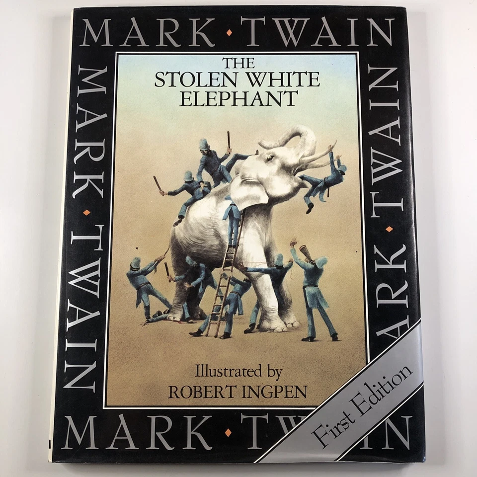 The Stolen White Elephant by Mark Twain Large Hardcover First Edition Book - Image 1 of 4
