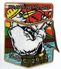 Boy Scout OA 165 Ho-Nan-Ne-Ho-Ont Lodge 2012 NOAC Flap Set