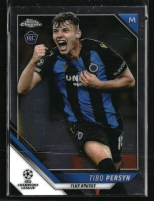 Tibo Persyn Topss Chrome UEFA Championships League RC#40 Soccer Card - Image 1 of 2