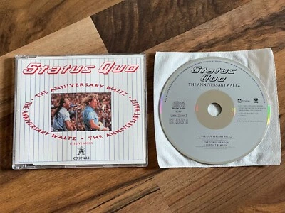 STATUS QUO The Anniversary Waltz OOP 1990 EUROPEAN CD single Foto 1 de 3