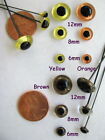 6 Pair 4Mm To 8Mm Glass Eyes On Wire Iridescent Colors Teddy Bear Doll Ir 222
