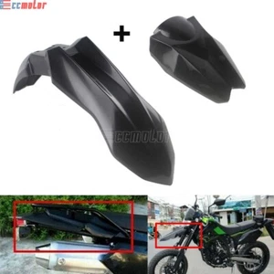 Front Rear Fender Mudguards Kit For Kawasaki KLX250 KLX250S KLX250SF D-Tracker X - Picture 1 of 10