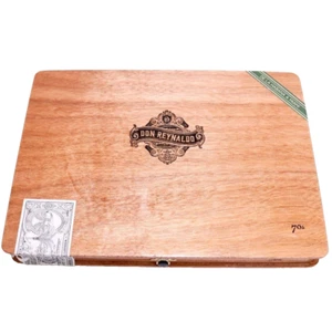 Don Reynaldo 70th Empty Wooden Cigar Box 11.25x8.25x1.25 - Imagen 1 de 6