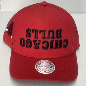 MITCHELL & NESS NBA UPSIDE PRO CHICAGO BULLS AFRAME SNAPBACK  CAP HAT - Picture 1 of 4