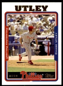 2005 TOPPS CHASE UTLEY PHILADELPHIA PHILLIES #481 - Picture 1 of 2