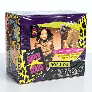 Super Stars Music Trading Cards Vintage 1991 Pro Set Sealed Rock Roll History - Bild 1 von 5