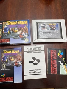 STUNT RACE FX - SUPER NINTENDO SNES PAL VERSION CIB 1994 - Bild 1 von 13