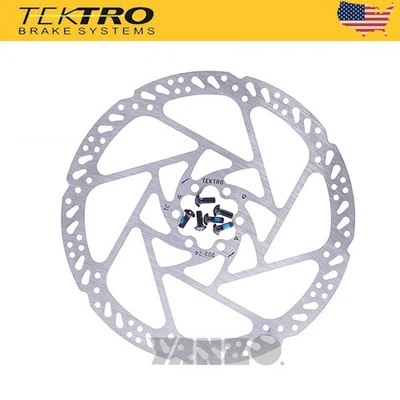 Tektro 203-24 6 Bolts 203mm Disc Brake Rotor 1.8mm thickness Heat Dispersion OE - Image 1 of 3