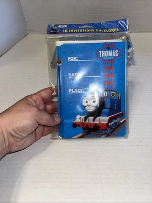 Thomas & Friends Birthday Party Invitations Thomas Tank Engine 16 Ct NIP - Image 1 of 3