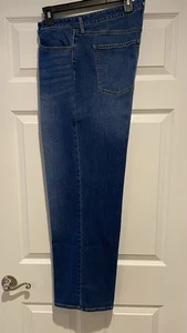 Old Navy High Rise Wow Wide Leg Jeans Denim Stretch Damen blau Größe 14 - Bild 1 von 11