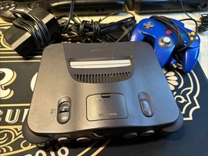 Nintendo N64 System Console Bundle + Controller + Cables + NUS-001 - Picture 1 of 11