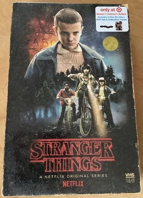 NEW Stranger Things Season 1 One Blu Ray/DVD in VHS Retro Case Target Collectors - Image 1 of 3