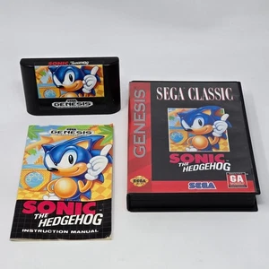 Sonic the Hedgehog (Sega Genesis) Clásico COMPLETO Y PROBADO - Imagen 1 de 2