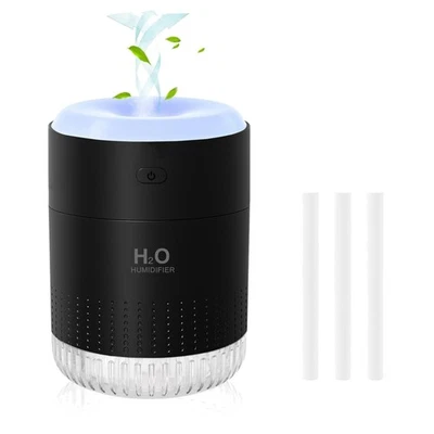 Mini Luftbefeuchter USB Akku diffuseur Auto-Off LED Licht für Schlafzimmer Büro - Bild 1 von 4