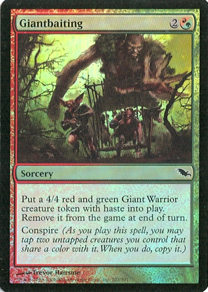 MTG - Shadowmoor - Giantbaiting - Foil - NM - Image 1 of 1