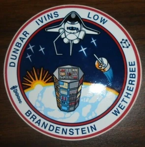 Calcomanía adhesiva de la misión Wetherbee Wetherbee Low de la NASA STS-32 Dunbar Ivins - Imagen 1 de 2