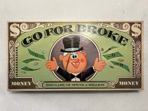 1965 GO FOR BROKE BOARD GAME BY SELCHOW & RIGHTER COMPLETE IN GREAT CONDITION - Picture 1 of 2