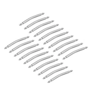 20pcs 20mm Curved Spring Bar Pins Stainless Steel Watch Band Link Pin - Picture 1 of 5