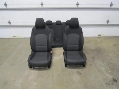 20-21 KIA FORTE Front Left Right Rear Upper Lower Cloth Cushion Set Black Seats Foto 1 de 4