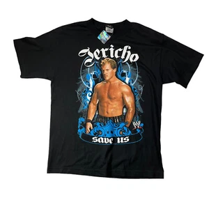 2007 Chris Jericho Y2J WWE Wrestling Full Color Shirt Y2K Kids XL / Adult S NOS - Bild 1 von 8
