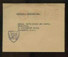 GB 1890-1965 ROYAL COURTS of JUSTICE + OFFICIAL SOLICITOR COVERS... EACH PRICED