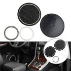 Stylish Rhinestone Cup Holder Inserts + Button Ring Fits All Car Models