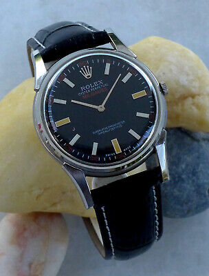 Rolex Milgauss Movement Cal 1600 Men's Wristwatch Stainless Steel Case Recased