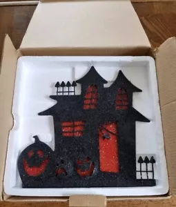 Gold Canyon Halloween Tea Lights Haunted House Home Candle Holder Decoration - Picture 1 of 8