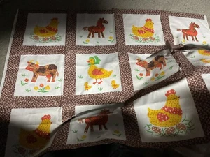 Calico Farm Animal Fabric - Picture 1 of 5
