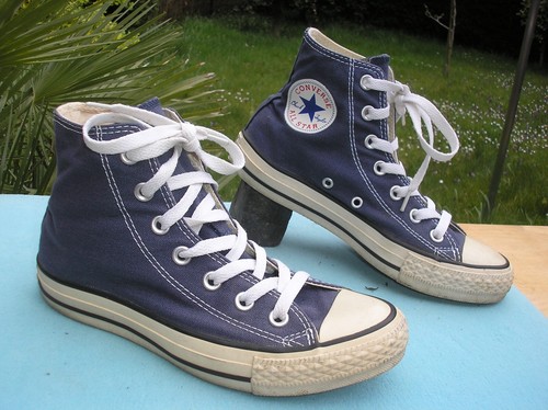 Sneakers originali Converse Chucks Taylor HI numero 37 blu!