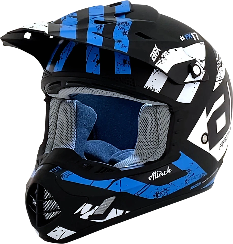 Casco de ataque AFX FX-17 negro mate/azul 4XL 0110-7644 Foto 1 de 1