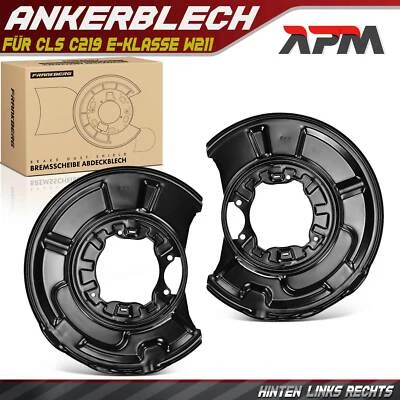 2 uds chapa de anclaje disco de freno trasero para Mercedes-Benz CLS C219 clase E W211 S211 - Imagen 1 de 4