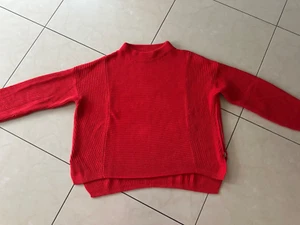 toller Damen-Strickpullover " Oui ", Gr.40, Fb. rot, top - Bild 1 von 8