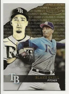 2020 Topps Gold Label BLAKE SNELL Class 2 Black Parallel Rays #92 - Bild 1 von 1