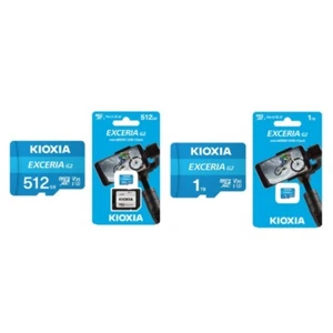 Nowa karta SD KIOXIA EXCERIA 512GB 1TB SDHC SDXC UHS-I U3 Klasa 10 v30 4K 100MB/s - Zdjęcie 1 z 9
