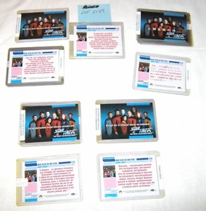 17 carte collezionabili Star Trek Next Generation Impel 1992 01A 01B 01C 01D 01E - Foto 1 di 3