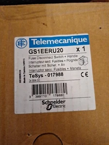 SCHNEIDER ELECTRIC GS1EEU20 TESYS-017988 FUSE DISCONNECT SWITCH W/HANDLE NIB - Picture 1 of 6