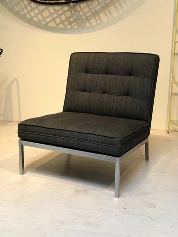 Vintage Florence Knoll Living Room Model 65 Chrome Mid Century Lounge Chair Cover