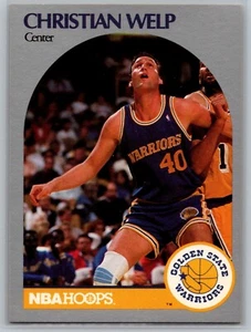 1990-91 NBA Hoops #122 Christian Welp Golden State Warriors NBA Basketball Card - Picture 1 of 2