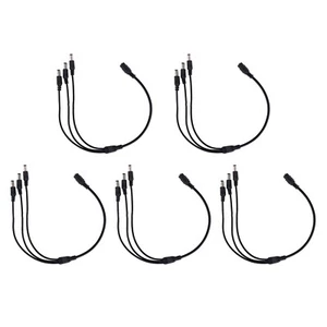 1:3 DC Power Splitter Cable Cord 1 Female to 3 Male 5.5x2.1mm Port Repair Kit - Picture 1 of 12