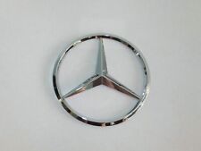Chrome Star Rear Trunk Emblem Logo Badge Decal Sticker for Mercedes Benz 75mm