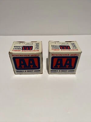 Lot of 2 Vintage Winchester - Western Double A 20 Ga. Skeet Loads Empty Boxes - Image 1 of 4